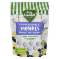 Baby Gourmet - Organic Mushies - Banana Berry w/ Greek Yogurt, 23 Gram