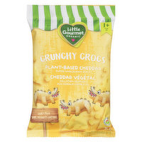 Little Gourmet - Crunchy Crocs Plant Based Cheddar Snack, 35 Gram