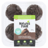 Nature's Flair - Double Chocolate Muffins 4 Pack, 220 Gram