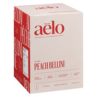 Aelo - Alcohol Free Peach Bellini, 4 Each