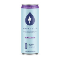 WakeWater - Caffeinated Sparkling Water Blackberry, 355 Millilitre