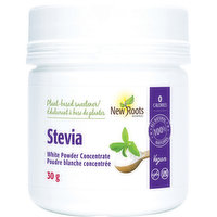New Roots Herbal - Stevia White Powder Concentrate, 30 Gram