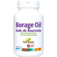New Roots Herbal - Borage Oil, 60 Each