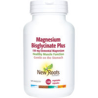 New Roots Herbal - Magnesium Bisglycinate 150mg, 120 Each