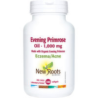 New Roots Herbal - Evening Primrose Seed Oil 1000mg, 180 Each