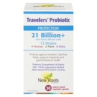 New Roots Herbal - Travelers' Probiotic, 30 Each