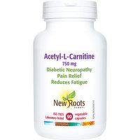 New Roots Herbal - Acetyl-L-Carnitine 750mg, 90 Each