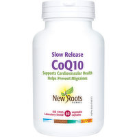 New Roots Herbal - CoQ10 Slow Release 100mg, 60 Each