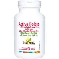 New Roots Herbal - Active Folic Acid, 60 Each