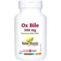 New Roots Herbal - Ox Bile 500 mg, 60 Each