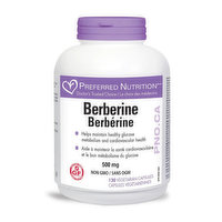 Preferred Nutrition - Berberine 500 mg, 180 Each