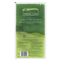 New Zealand - Spring Lamb Boneless Stew Chunks, 1 Kilogram