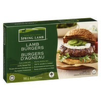 New Zealand - New Zealand Spring Lamb Burgers, 4 Each