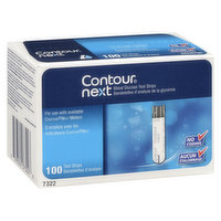 Bayer - Contour Next  Blood Glucose Test Strips, 100 Each