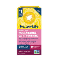 Renew Life - Womens Daily Care Probiotic 25 Billion, 30 Each