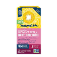 Renew Life - Probiotic Ultimate Flora Women's Ex Care 50B Bonus, 72 Each