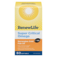 Renew Life - Norwegian Gold Super Critical Omega, 60 Each