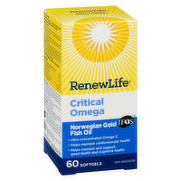 Renew Life - Norwegian Gold Super Critical Omega, 60 Each
