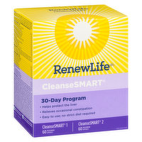 Renew Life - CleanseSmart 30 Day Program Capsules, 60 Each