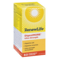 Renew Life - Digest More Ultra Strength, 60 Each