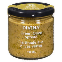 Divina Divina - Green Olive Spread, 190 Millilitre