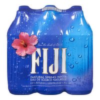 Fiji - Bottled Water - Natural Spring Water, 6 Each