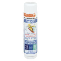 Badger - Sunscreen Clear Face Stick SPF 35, 18.4 Gram