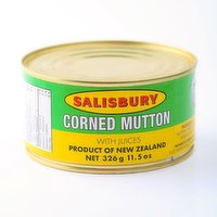 Salisbury - Corned Mutton Non Halal, 326 Gram