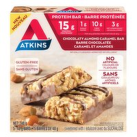 Atkins - Chocolaty Almond Caramel Bar, 5 Each