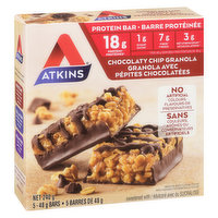 Atkins - Protein Bars - Chocolaty Chip Granola