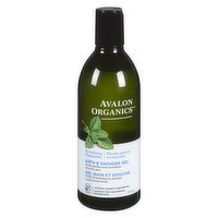 Avalon Organics - Bath & Shower Gel Peppermint, 355 Millilitre