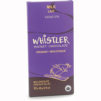 Whistler - Organic Pocket Chocolate Milk 37% Cocoa, 80 Gram