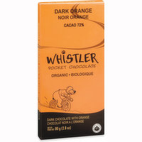 Whistler - Organic Dark Orange Chocolate Bar, 80 Gram