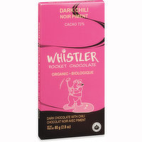 Whistler - Organic Dark Chocolate with Chili, 80 Gram