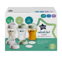 Tommee Tippee - Natural Start 3x Glass Bottles, 1 Each