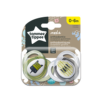 Tommee Tippee - Moda Pacifiers 0-6 months, 2 Each
