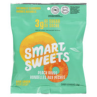 Smart Sweets - Candy - Peach Rings, 50 Gram