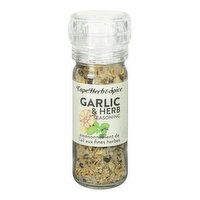 Cape Herb & Spice Cape Herb & Spice - Garlic & Herb Seasoning With Grinder, 65 Gram