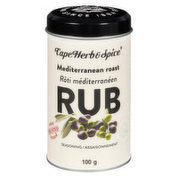 Cape Herb And Spice - Rub Seasoning Mediterranean Roasts, 100 Gram