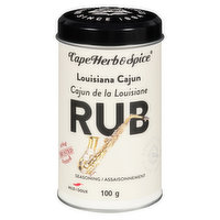 Cape Herb And Spice - Rub Seasoning - Louisiana Cajun, 100 Gram