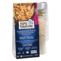 Blue Dragon - Pad Thai Curry 3 Step Cooking Sauce & Noodle Kit, 220 Gram
