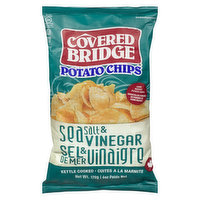 Covered Bridge - Sea Salt & Vinegar Potato Chips, 170 Gram