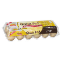 Gold Egg - Grain Fed Large Eggs White, 12 Each