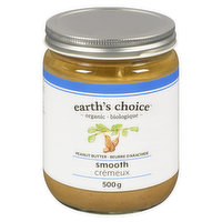 Earth's Choice - Peanut Butter - Smooth, 500 Gram