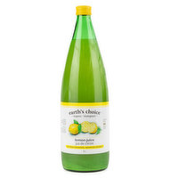 Earths Choice - Lemon Juice Organic, 1 Litre