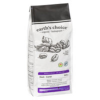 Earths Choice - Whole Bean Dark Organic, 340 Gram