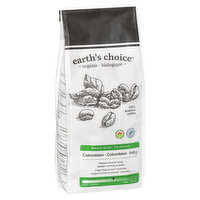Earths Choice - Coffee Whole Bean Columbian Organic, 340 Gram