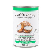 Earths Choice - Coconut Cream Guar Free Organic