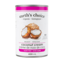 Earths Choice - Coconut Cream Heavy Organic, 400 Millilitre