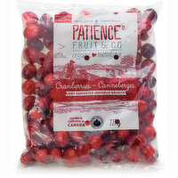 Patience Fruit & Co - Organic Cranberries, Fresh, 227 Gram